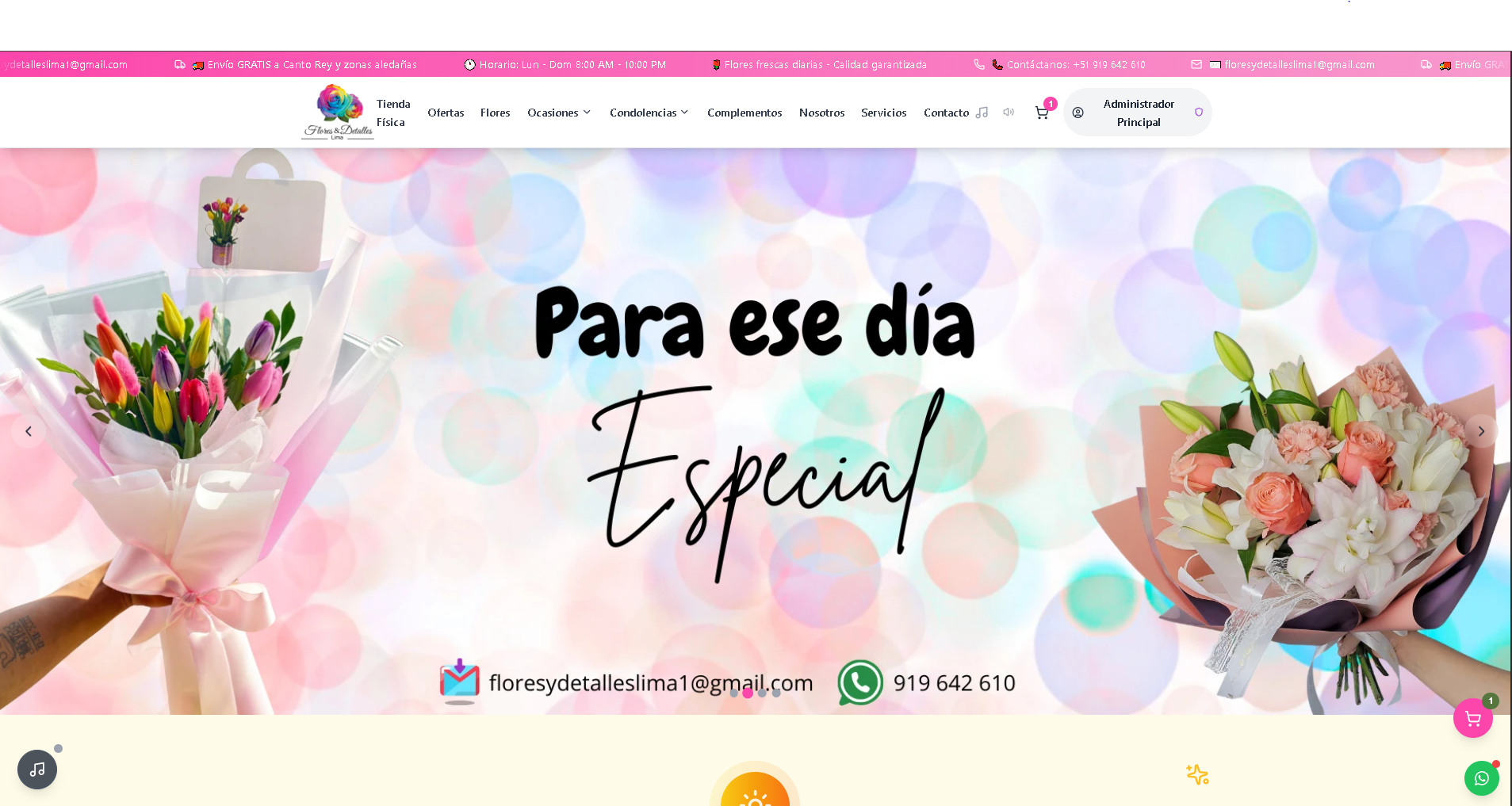 Flores y Detalles Lima - Tienda Virtual